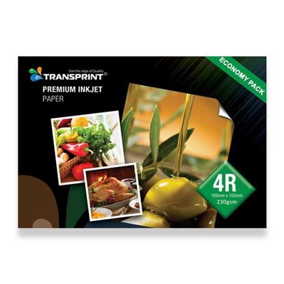 Picture of TRANSPRINT PREMIUM INKJET PAPER CC Glossy 4R
